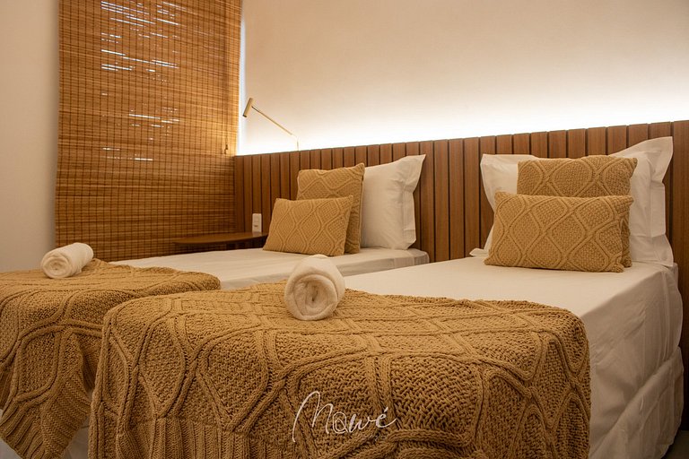 Apartamento pé na areia na Rota de Milagres