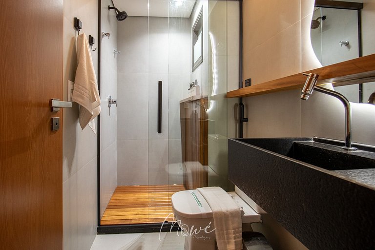 Apartamento pé na areia na Rota de Milagres