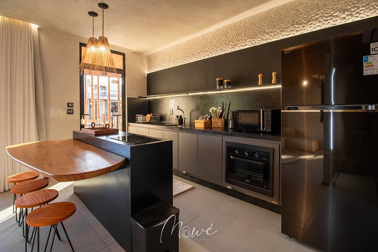 Apartamento pé na areia na Rota de Milagres