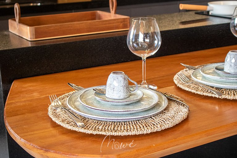 Apartamento pé na areia na Rota de Milagres