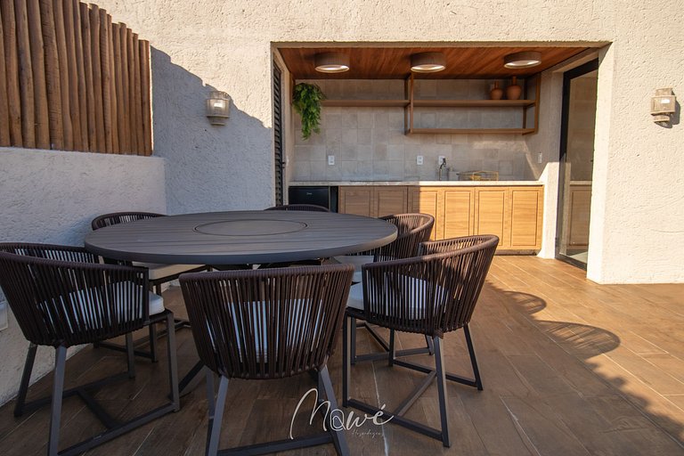 Apartamento pé na areia na Rota de Milagres