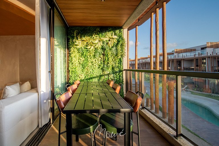 Apartamento pé na areia na Rota de Milagres