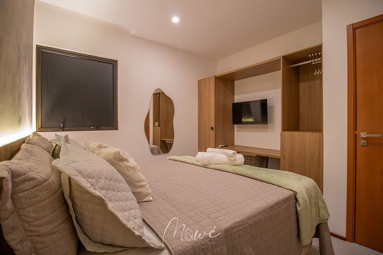 Apartamento pé na areia Tatuamunha