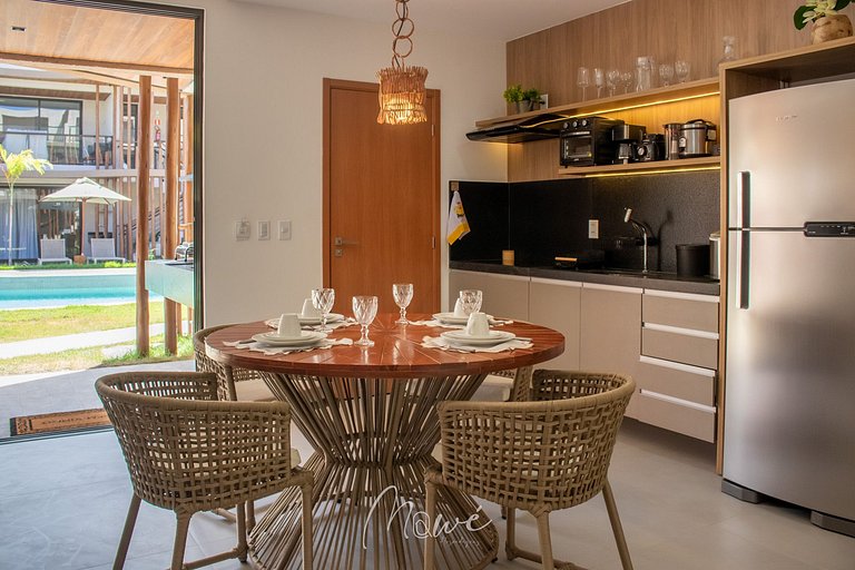 Apartamento pé na areia Tatuamunha