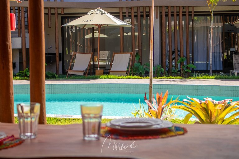 Apartamento pé na areia Tatuamunha