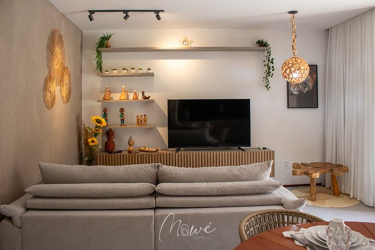 Apartamento pé na areia Tatuamunha