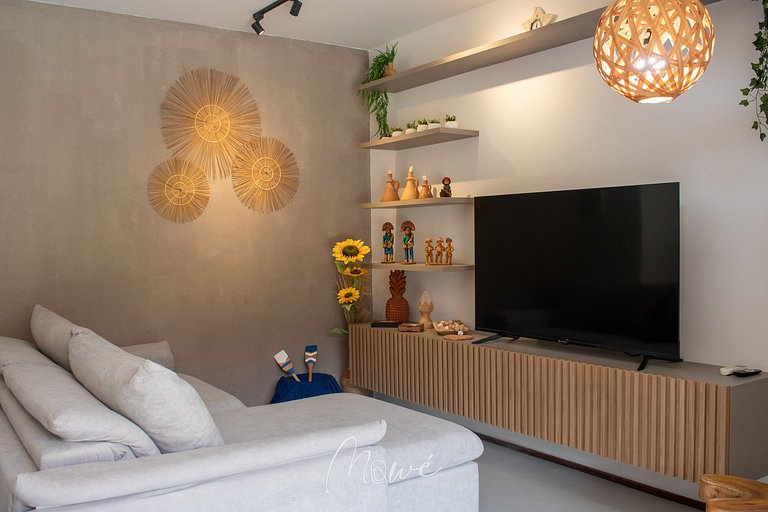 Apartamento pé na areia Tatuamunha