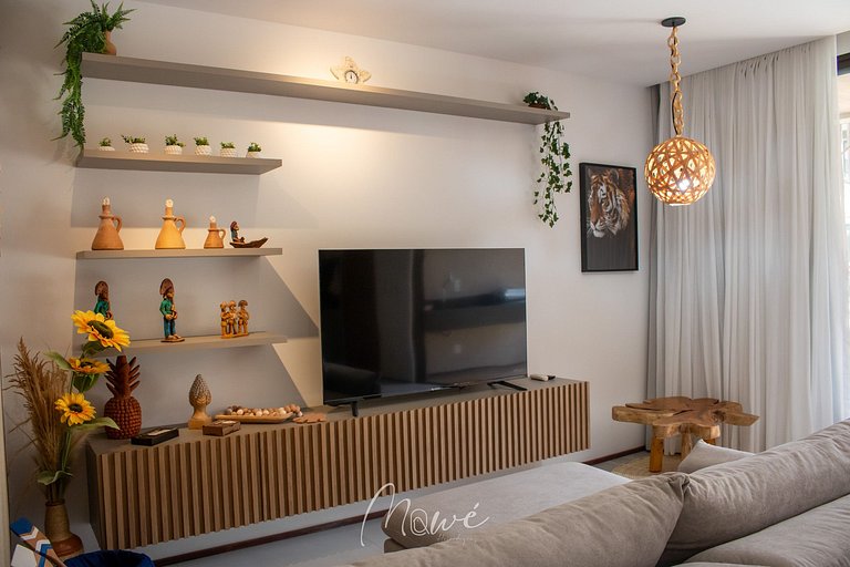 Apartamento pé na areia Tatuamunha