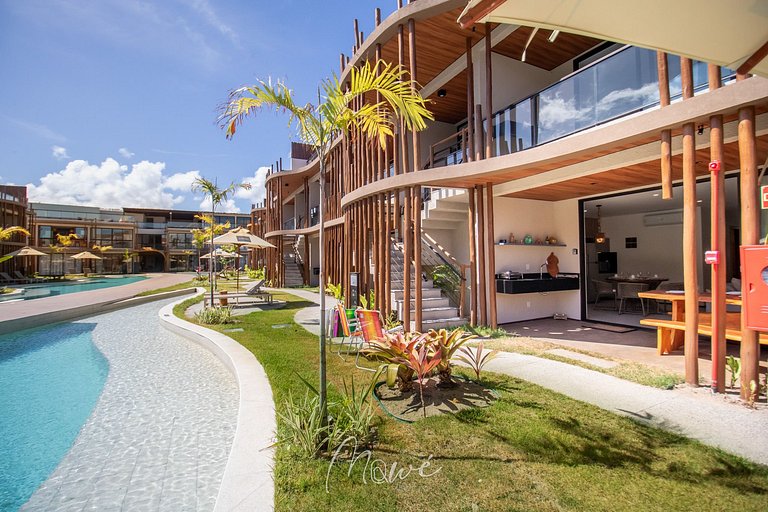 Apartamento pé na areia Tatuamunha