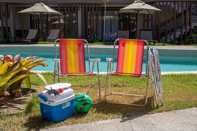 Apartamento pé na areia Tatuamunha