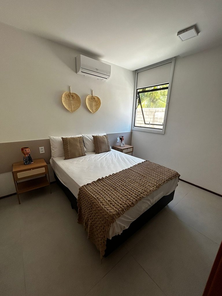 Apartamento pé na areia Tatuamunha