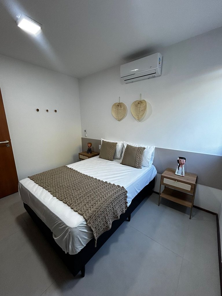 Apartamento pé na areia Tatuamunha