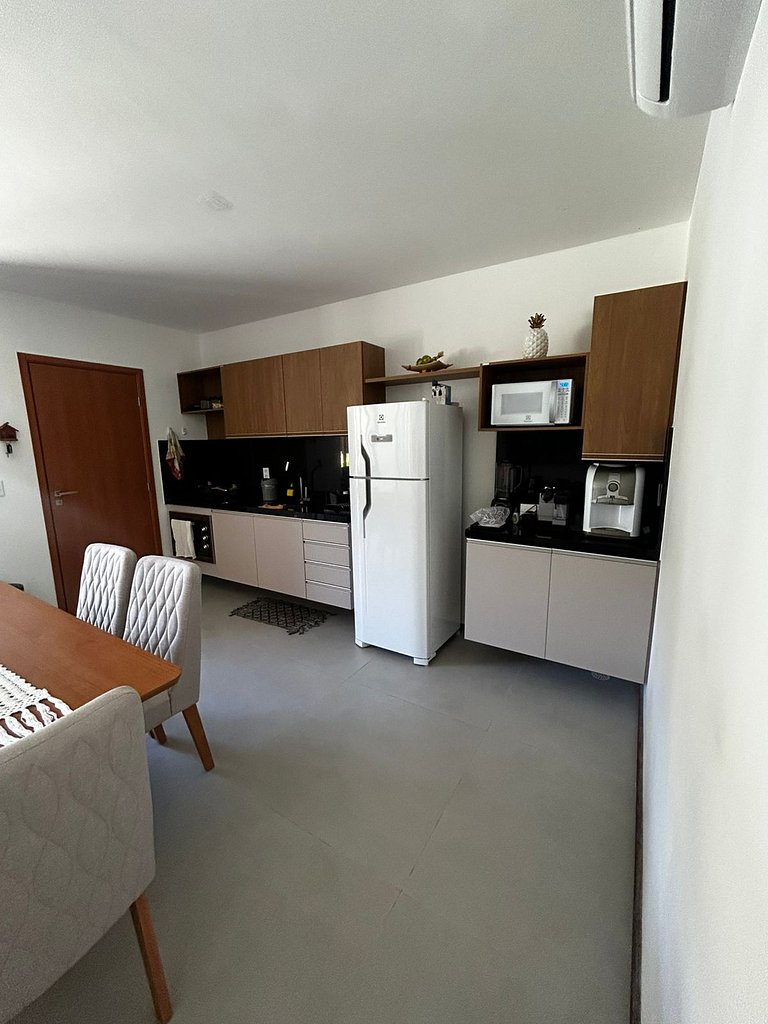 Apartamento pé na areia Tatuamunha