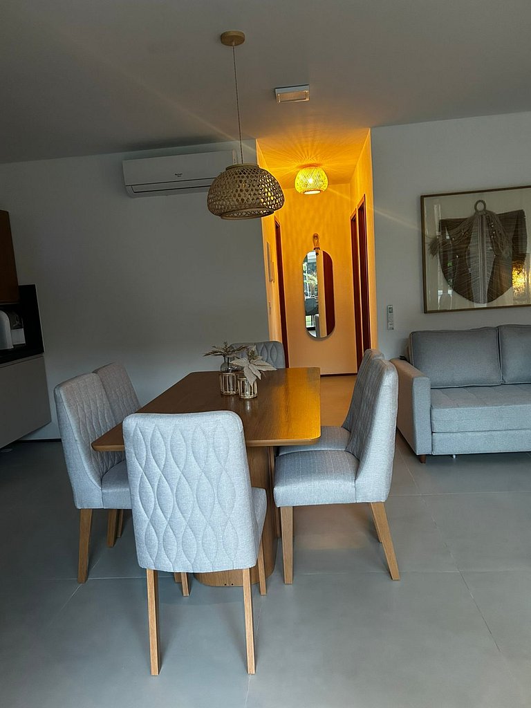 Apartamento pé na areia Tatuamunha