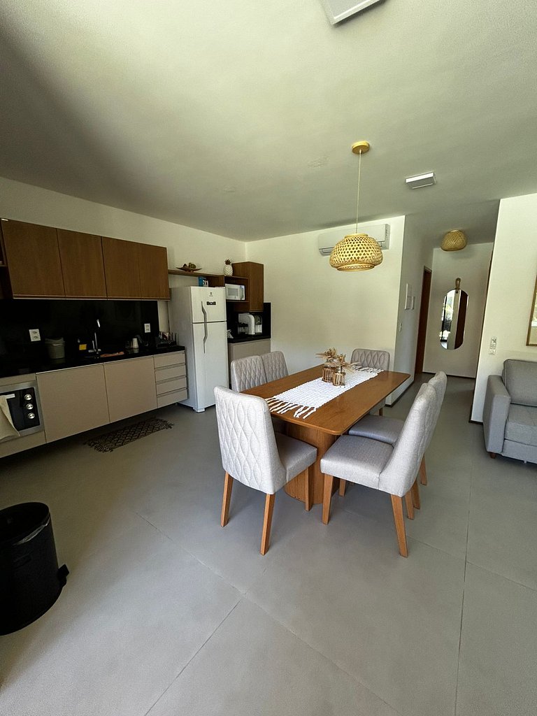 Apartamento pé na areia Tatuamunha