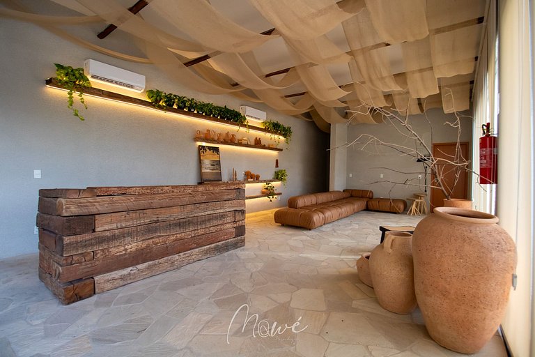 Apartamento pé na areia na Rota de Milagres