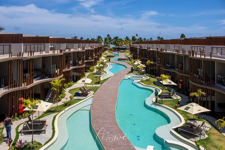 Apartamento pé na areia na Rota de Milagres