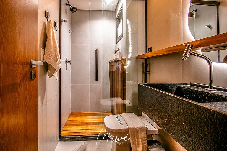 Apartamente de Luxo pé na areia na rota ecologica