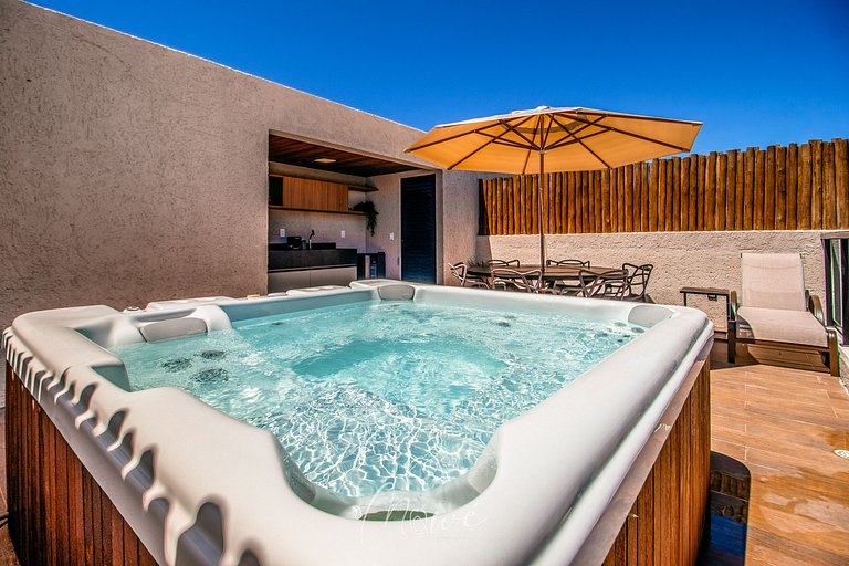 Rooftop c/ Jacuzzi na rota ecologica - Ocean 109