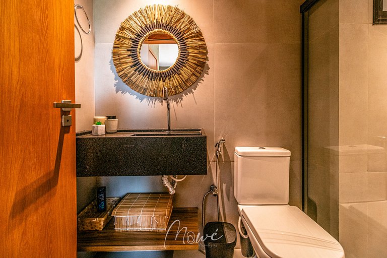 Lindo apartamento com Rooftop na Rota de Milagres