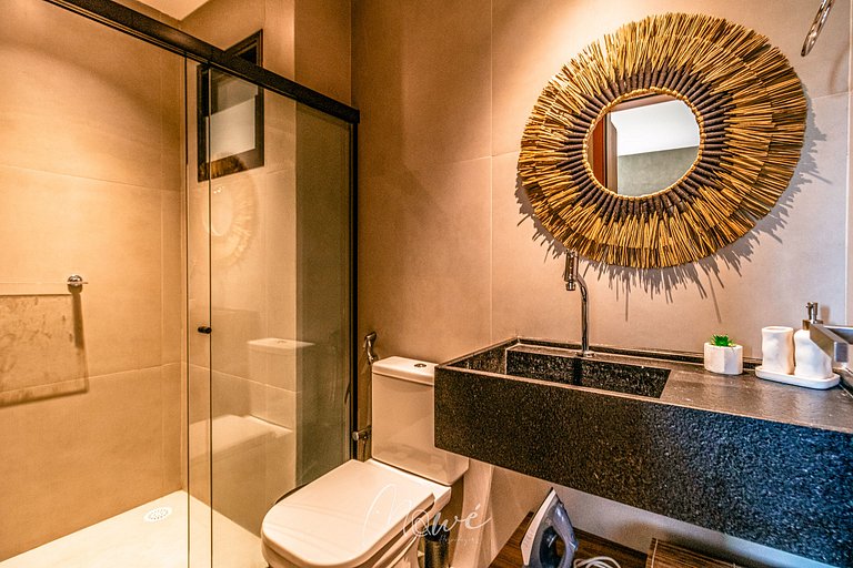 Lindo apartamento com Rooftop na Rota de Milagres