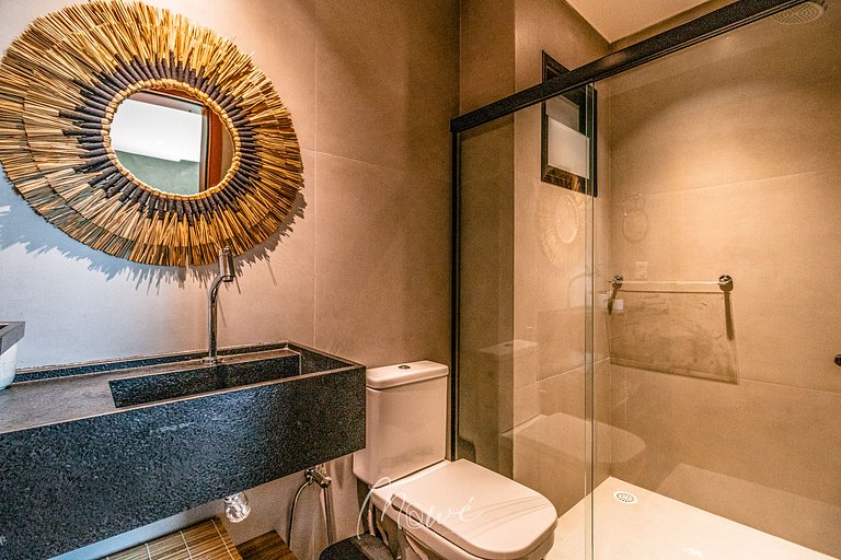 Lindo apartamento com Rooftop na Rota de Milagres