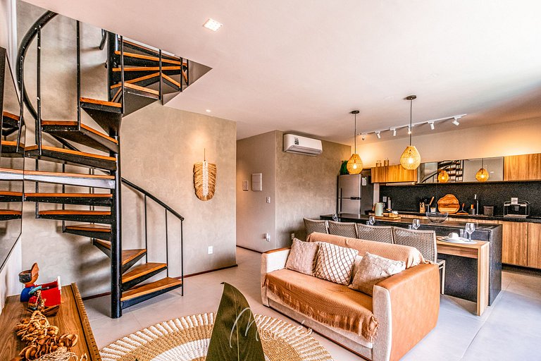 Lindo apartamento com Rooftop na Rota de Milagres