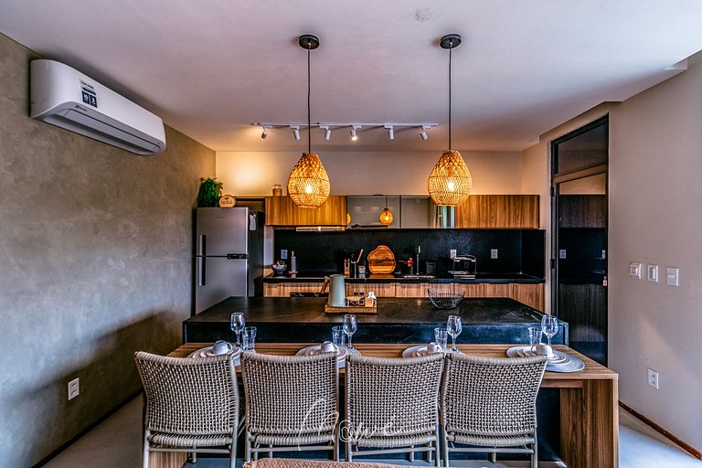 Lindo apartamento com Rooftop na Rota de Milagres
