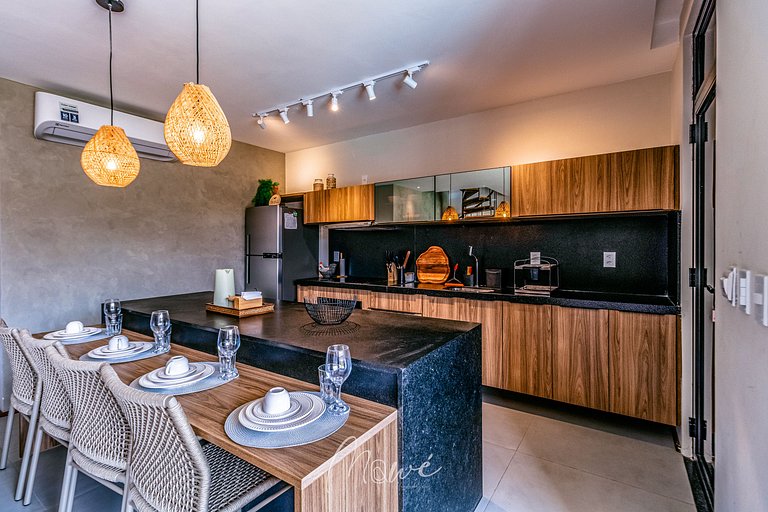Lindo apartamento com Rooftop na Rota de Milagres