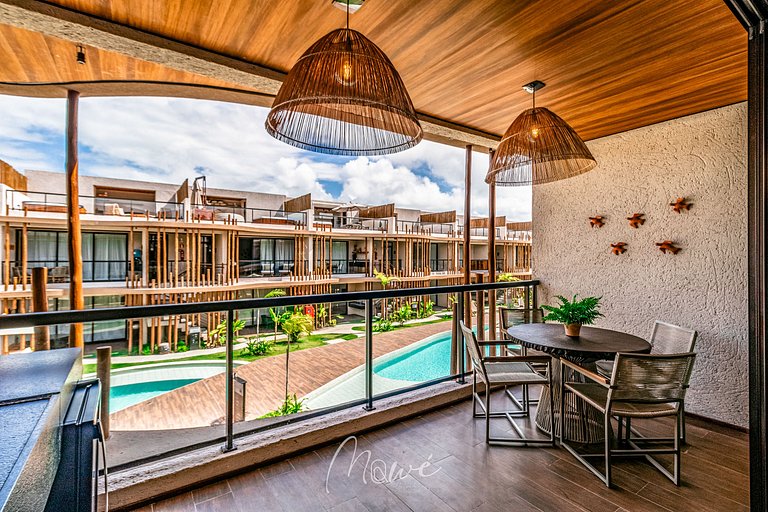 Lindo apartamento com Rooftop na Rota de Milagres