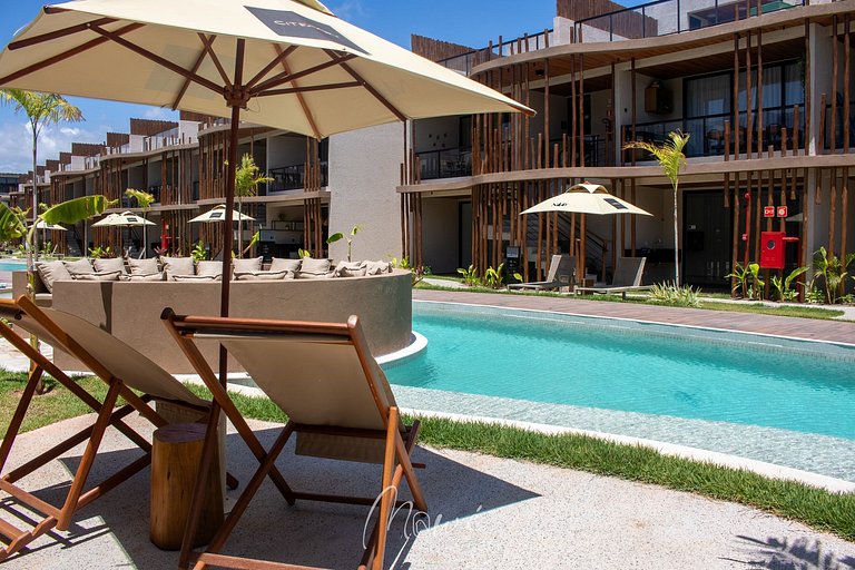 Lindo apartamento com Rooftop na Rota de Milagres