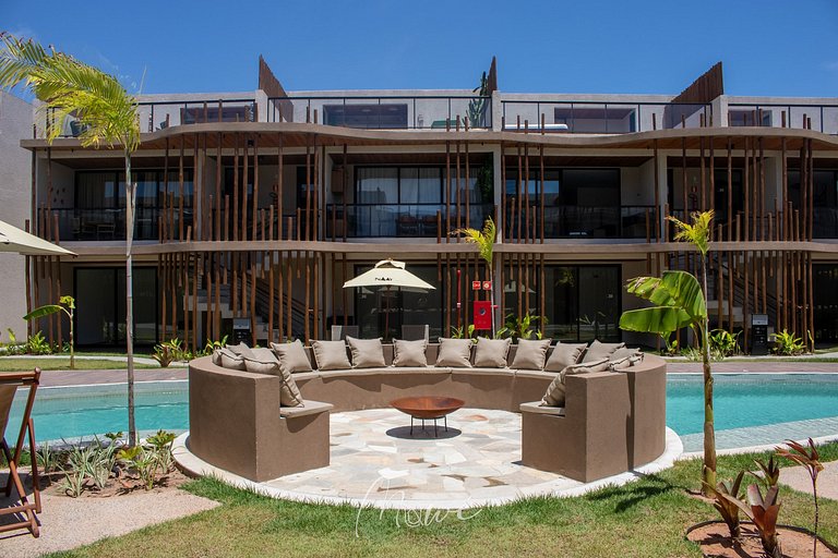 Lindo apartamento com Rooftop na Rota de Milagres