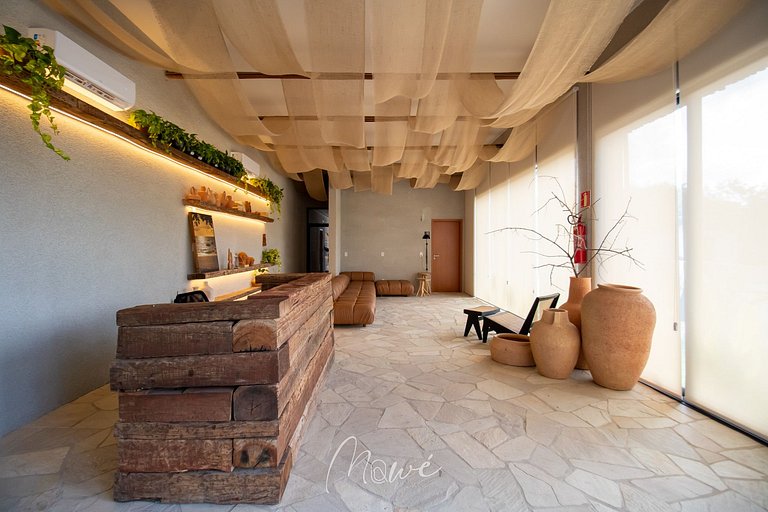 Lindo apartamento com Rooftop na Rota de Milagres